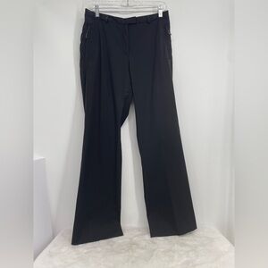 Neil Barrett Women’s Wool Blend Pants Made in Italy Career Casual Black Size 44